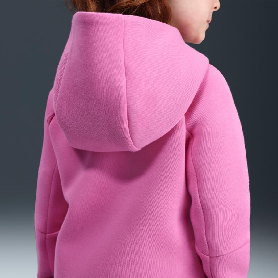 Nike tweedelige set van Tech Fleece met rits over de hele lengte voor peuters Roze - Foto 2