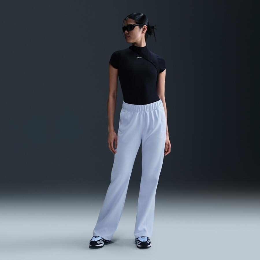 Nike Sportswear Windrunner aansluitende knit damesbroek met halfhoge taille Blauw - Foto 4