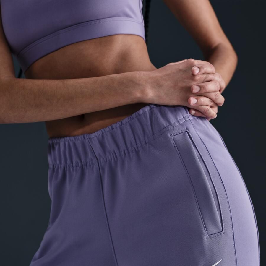 Nike Sportswear Windrunner aansluitende knit damesbroek met halfhoge taille Paars - Foto 2
