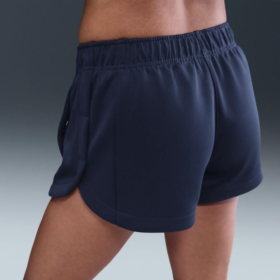 Nike Windrunner damesshorts met halfhoge taille (5 cm) Blauw - Foto 2