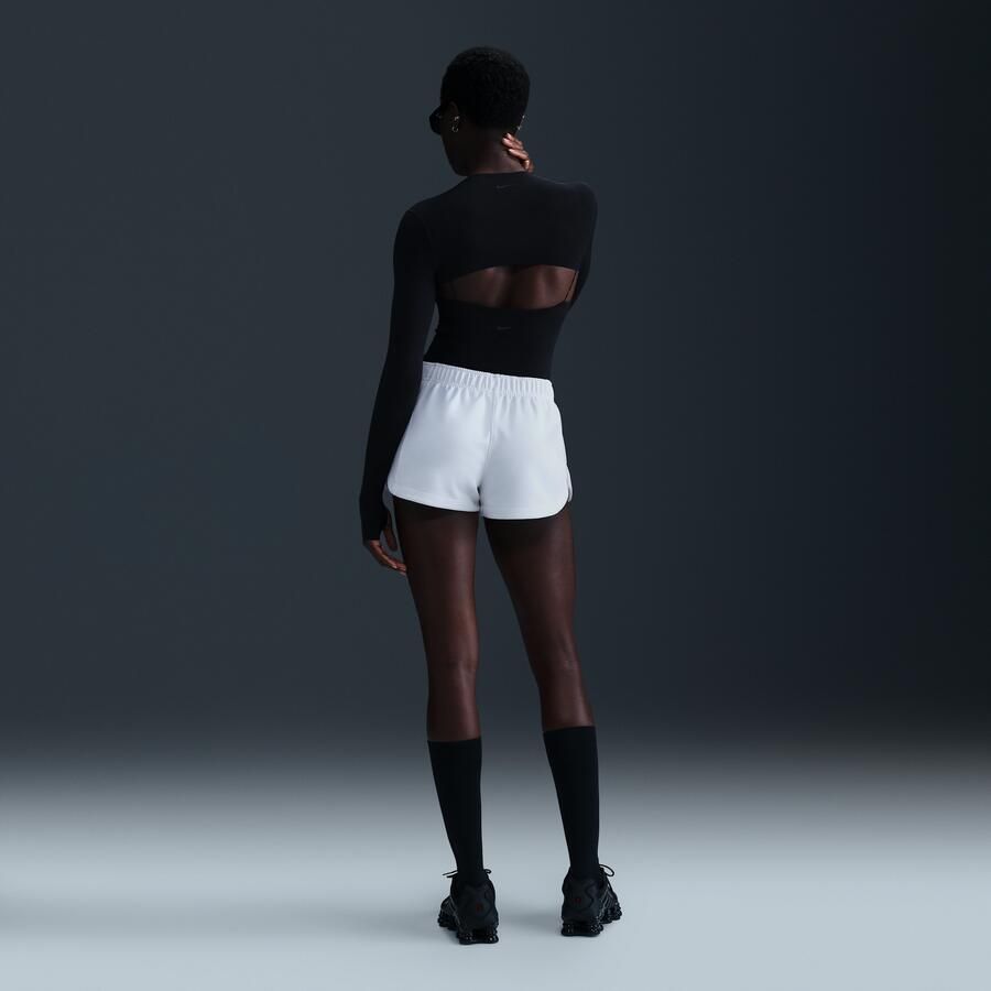 Nike Sportswear Windrunner damesshorts met halfhoge taille (5 cm) Wit - Foto 3