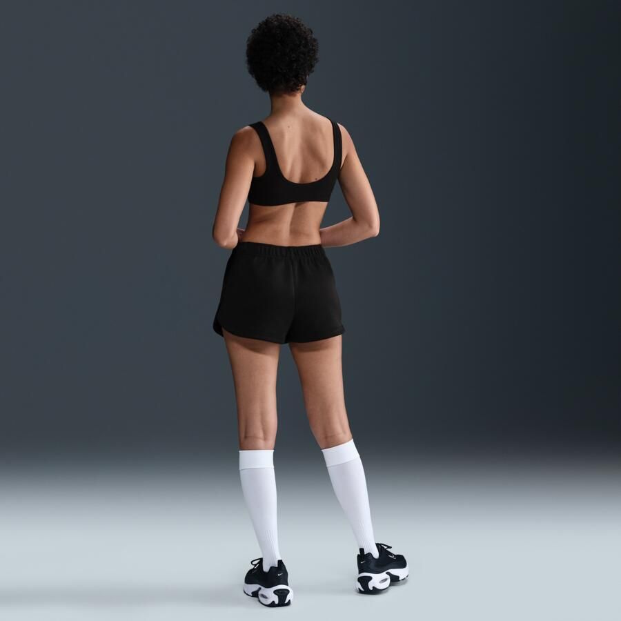 Nike Windrunner damesshorts met halfhoge taille (5 cm) Zwart - Foto 3
