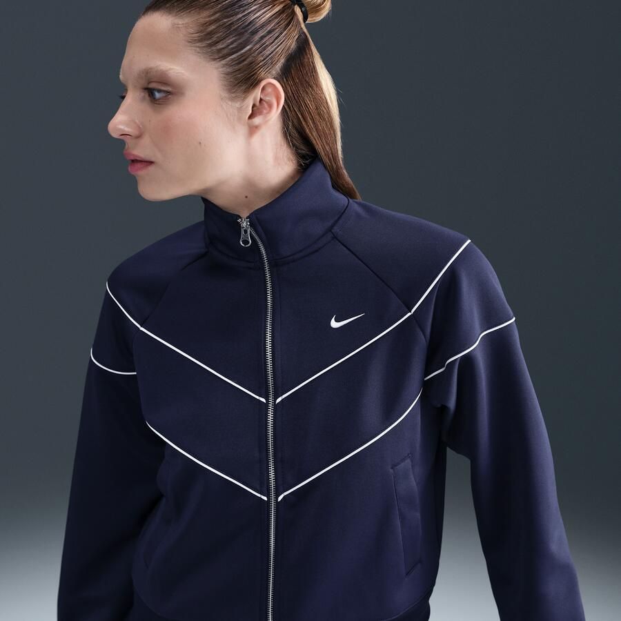 Nike Windrunner Knit damesjack Blauw - Foto 4