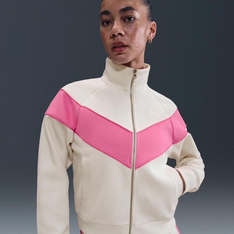 Nike Windrunner Knit damesjack Wit - Foto 4