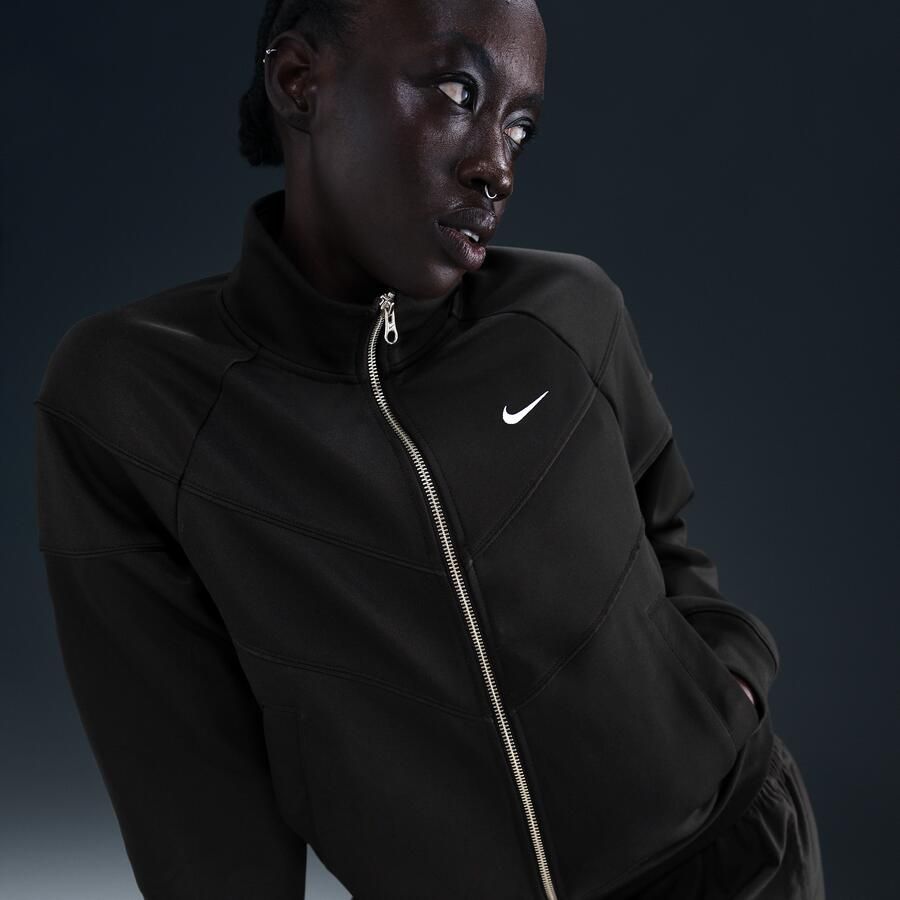 Nike Windrunner Knit damesjack Zwart - Foto 3