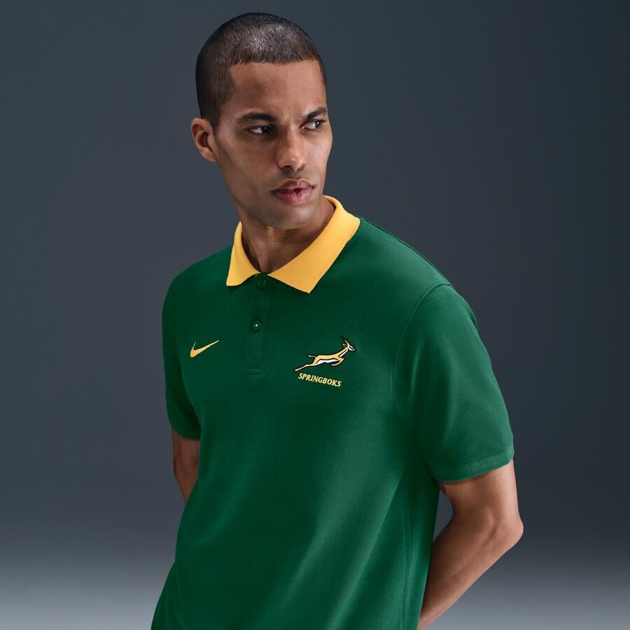 Nike Springboks Rugby herenpolo van piqué Groen - Foto 4