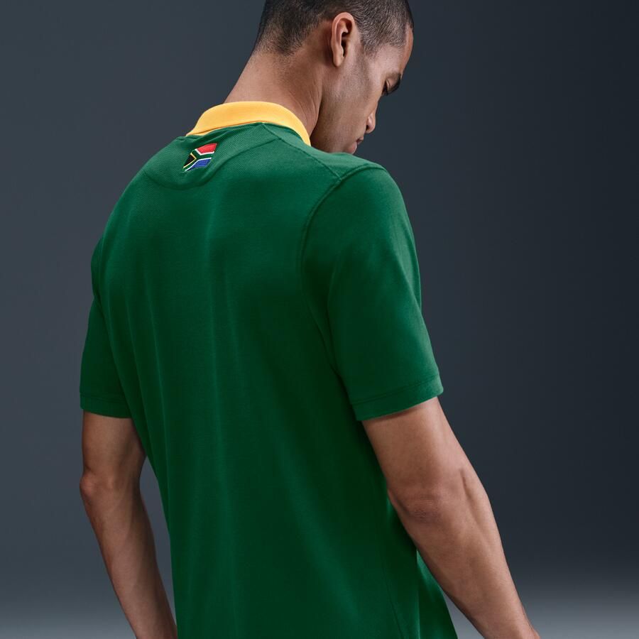 Nike Springboks Rugby herenpolo van piqué Groen