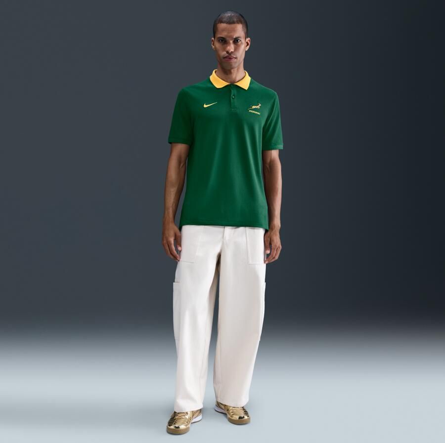 Nike Springboks Rugby herenpolo van piqué Groen - Foto 3