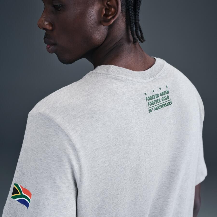 Nike Springboks Rugby T-shirt voor heren Grijs