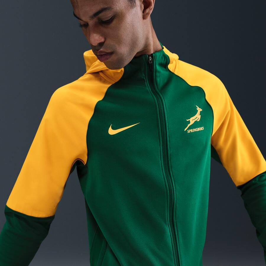 Nike Springboks Rugby trainingshoodie met rits voor heren Groen - Foto 2