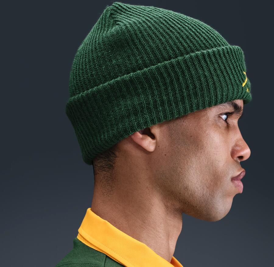 Nike Springboks unisex Rugby beanie met omslag Groen - Foto 2
