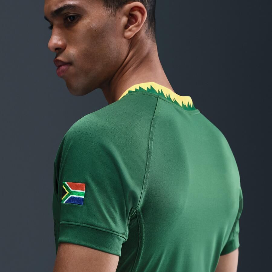 Nike Springboks 2025 26 Match Thuis Rugby authentieke jersey voor heren Groen