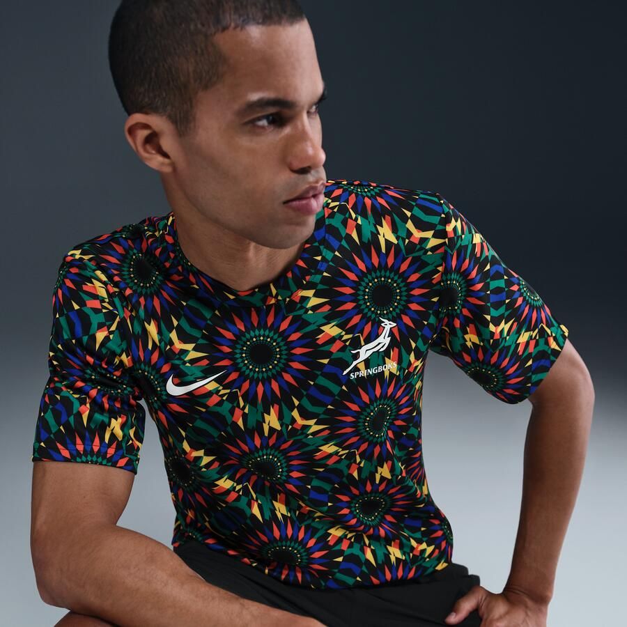 Nike Springboks 2025 26 Rugby warming-uptop voor heren Wit - Foto 2