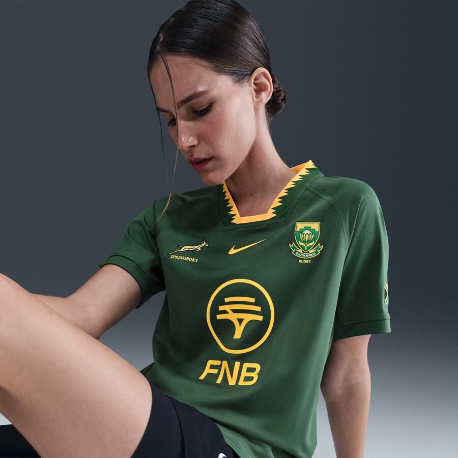 Nike Springboks 2025 26 Stadium Thuis Rugby replica thuisjersey voor dames Groen - Foto 2
