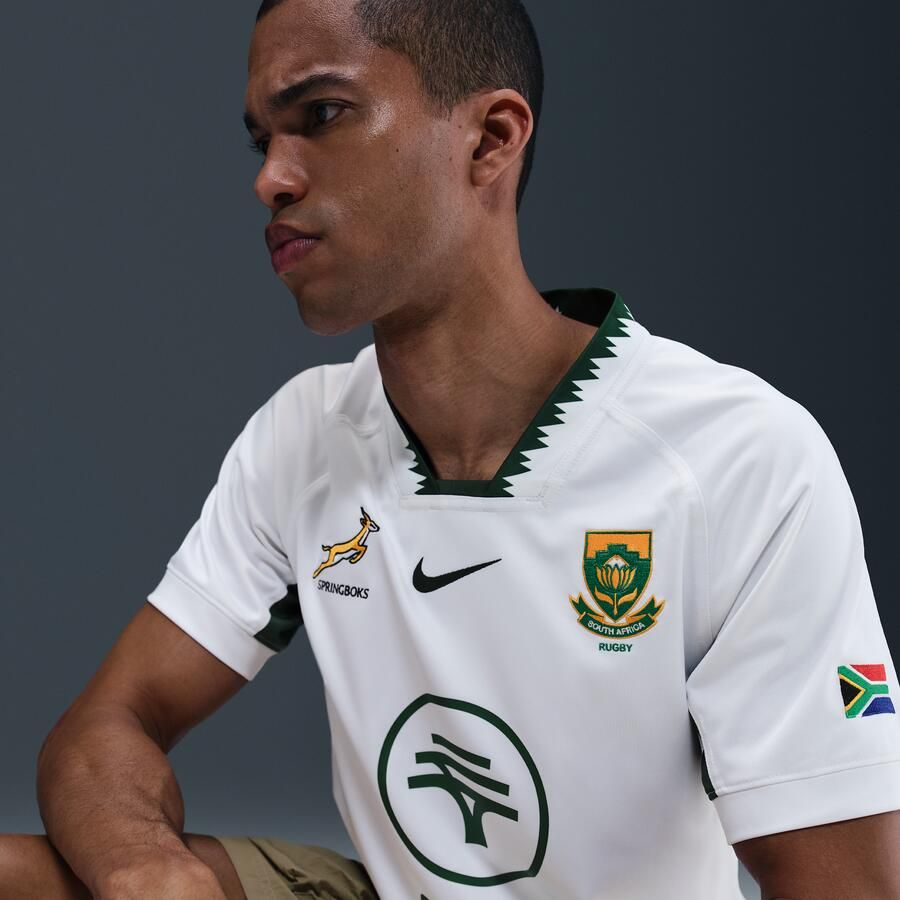Nike Springboks 2025 26 Stadium Uit Rugby replica uitjersey voor heren Wit - Foto 2