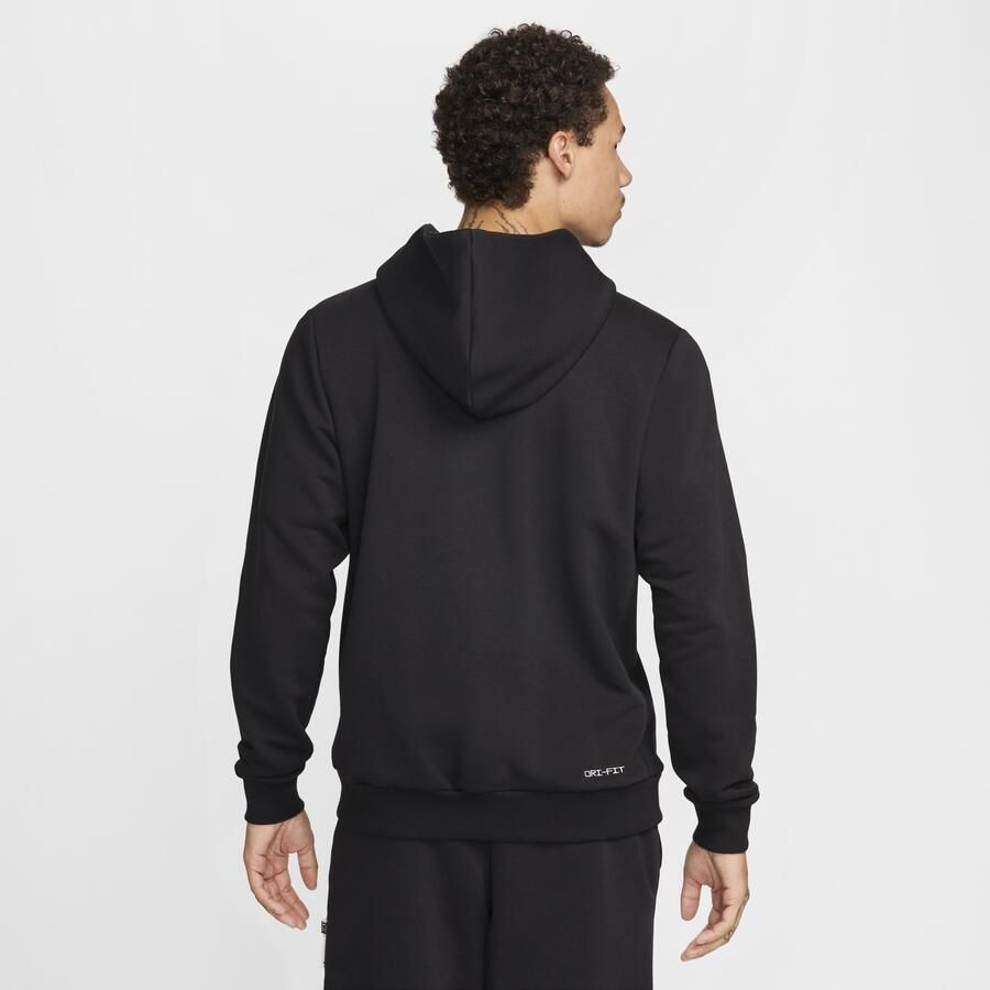 Nike Standard Issue Dri-FIT basketbalhoodie met rits voor heren Zwart - Foto 4