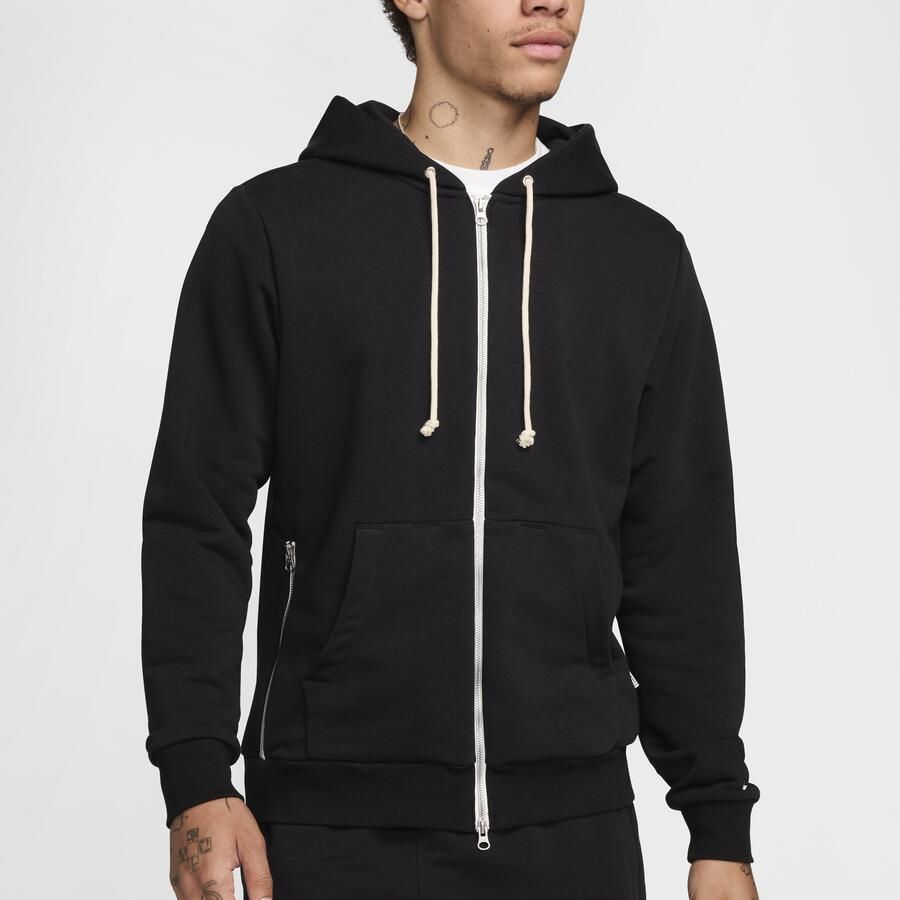 Nike Standard Issue Dri-FIT basketbalhoodie met rits voor heren Zwart - Foto 2