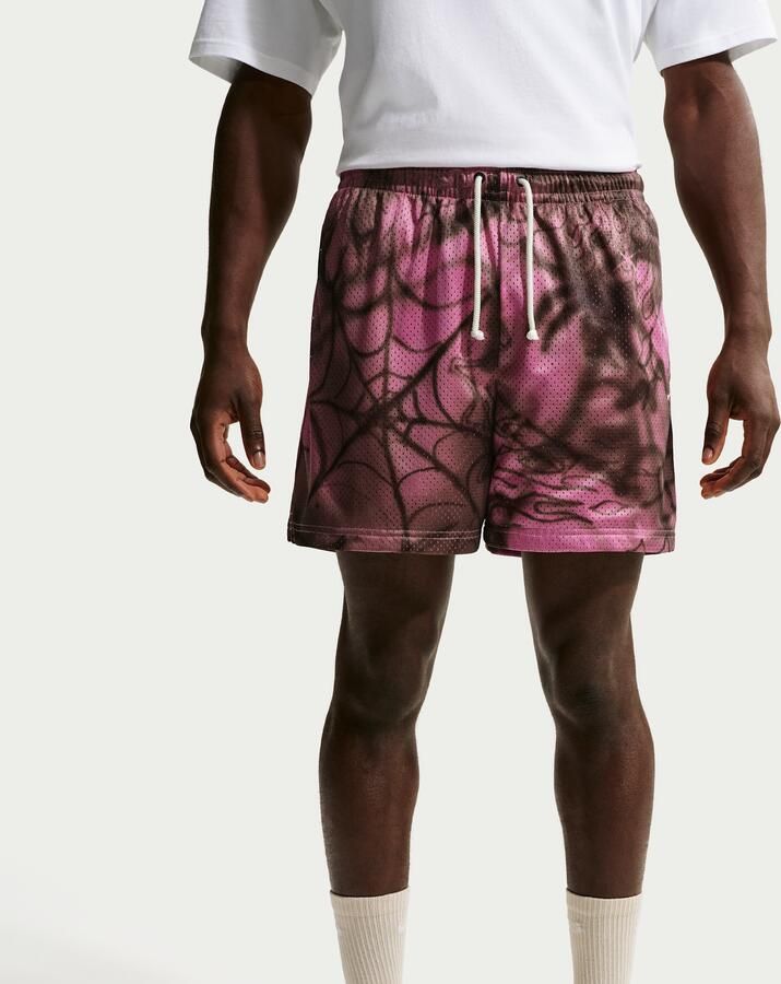 Nike Standard Issue Practice Mesh basketbalshorts voor heren (13 cm) Roze - Foto 3