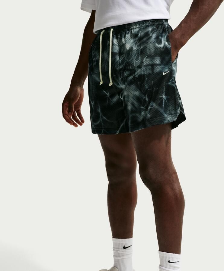 Nike Standard Issue Practice Mesh basketbalshorts voor heren (13 cm) Zwart - Foto 3