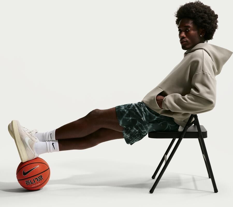 Nike Standard Issue Practice Mesh basketbalshorts voor heren (13 cm) Zwart - Foto 2