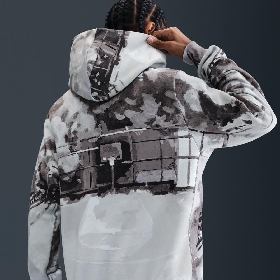 Nike Standard Issue Therma-FIT basketbalhoodie voor heren Grijs