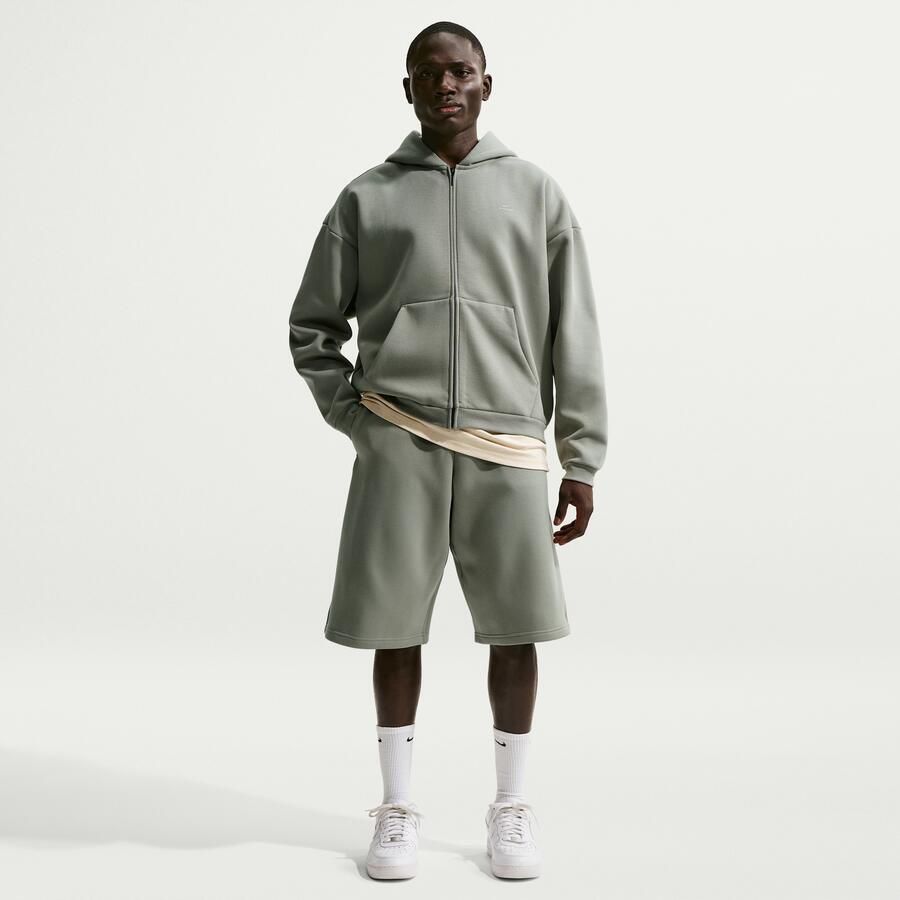 Nike Standard Issue Therma-FIT basketbalshorts van fleece voor heren (36 cm) Grijs - Foto 4