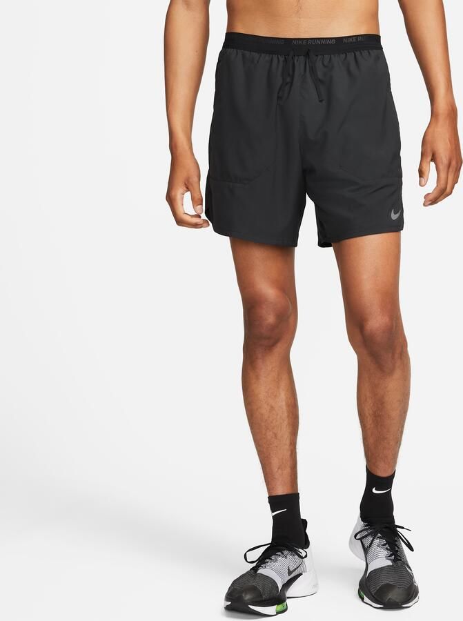 Nike Stride Dri-FIT 2-in-1 hardloopshorts voor heren (18 cm) Zwart - Foto 3