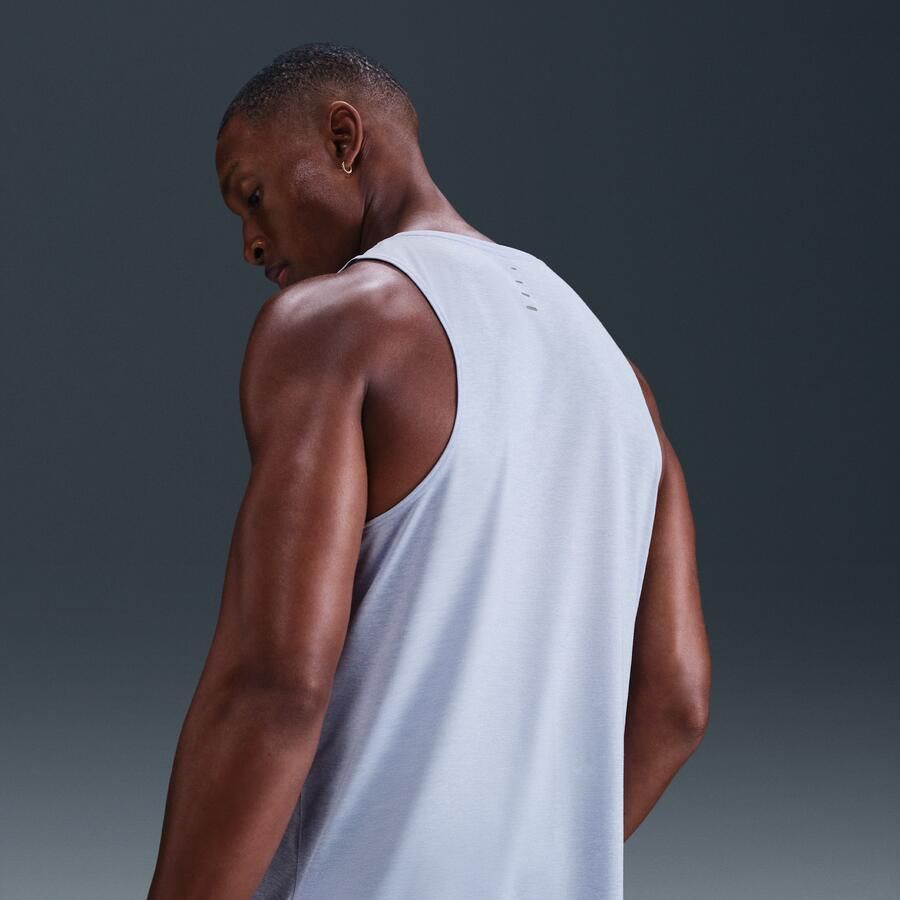 Nike Stride Dri-FIT ADV hardlooptanktop voor heren Grijs