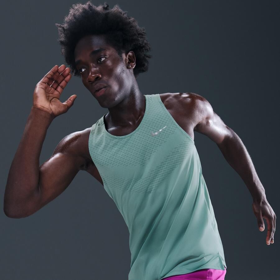 Nike Stride Dri-FIT ADV hardlooptanktop voor heren Groen - Foto 2