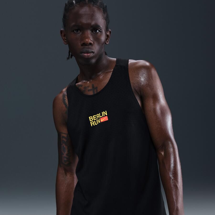 Nike Stride Dri-FIT ADV hardlooptanktop voor heren Zwart - Foto 4
