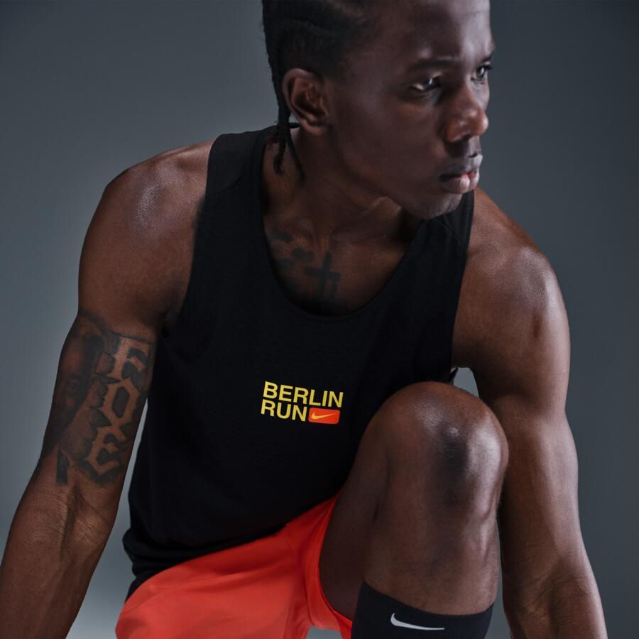 Nike Stride Dri-FIT ADV hardlooptanktop voor heren Zwart - Foto 2