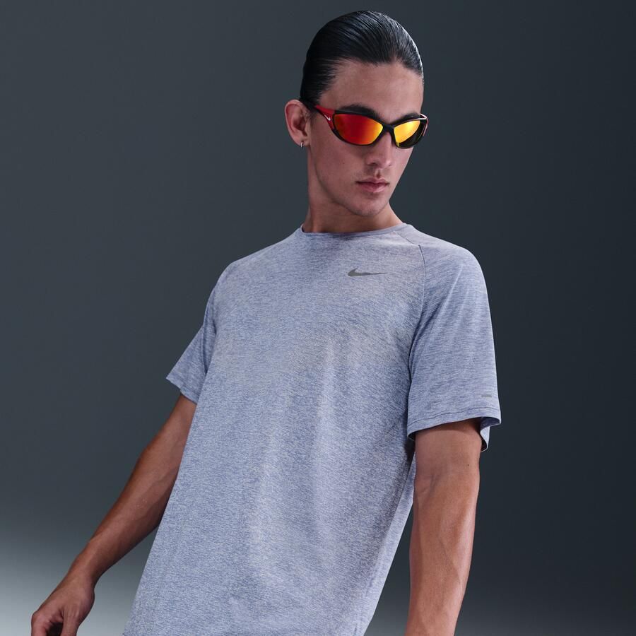 Nike Stride Dri-FIT ADV hardlooptop met korte mouwen voor heren Blauw - Foto 4