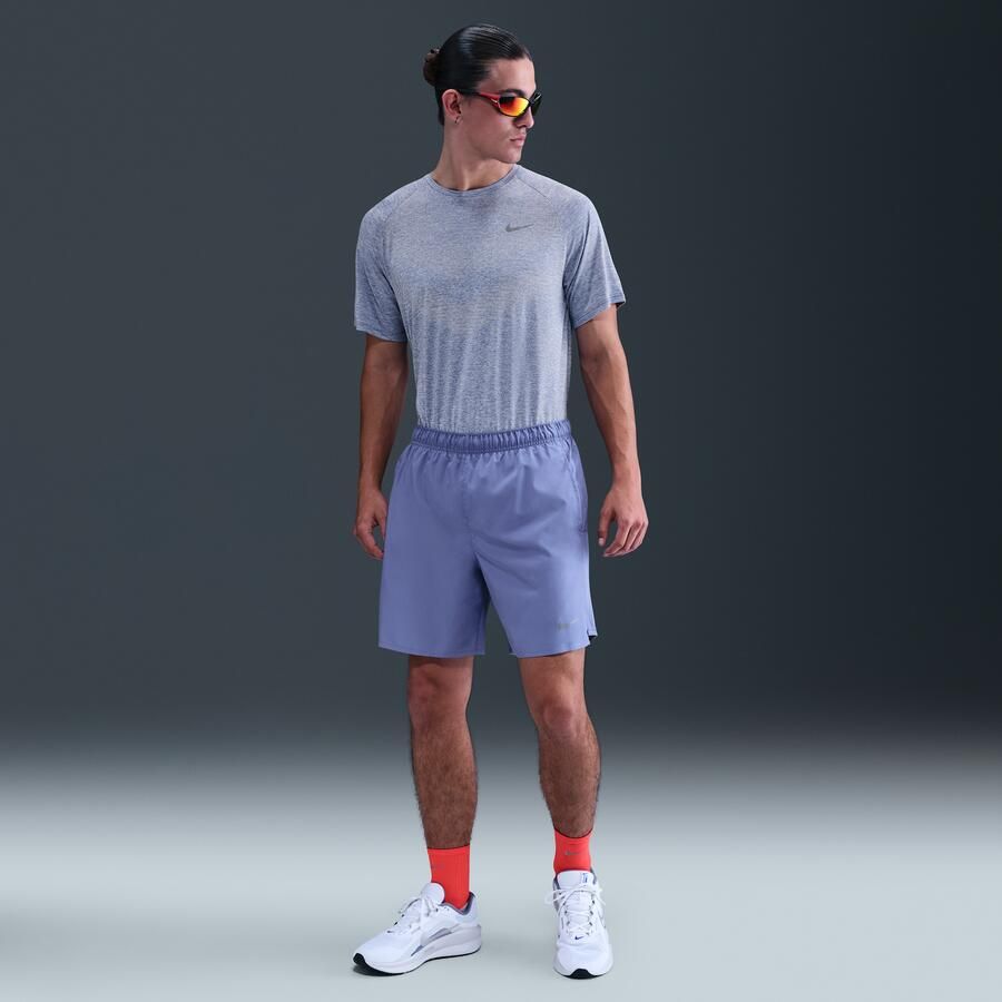 Nike Stride Dri-FIT ADV hardlooptop met korte mouwen voor heren Blauw - Foto 3