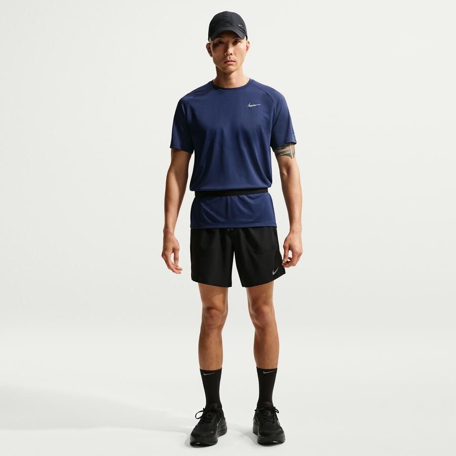 Nike Stride Dri-FIT ADV hardlooptop met korte mouwen voor heren Blauw