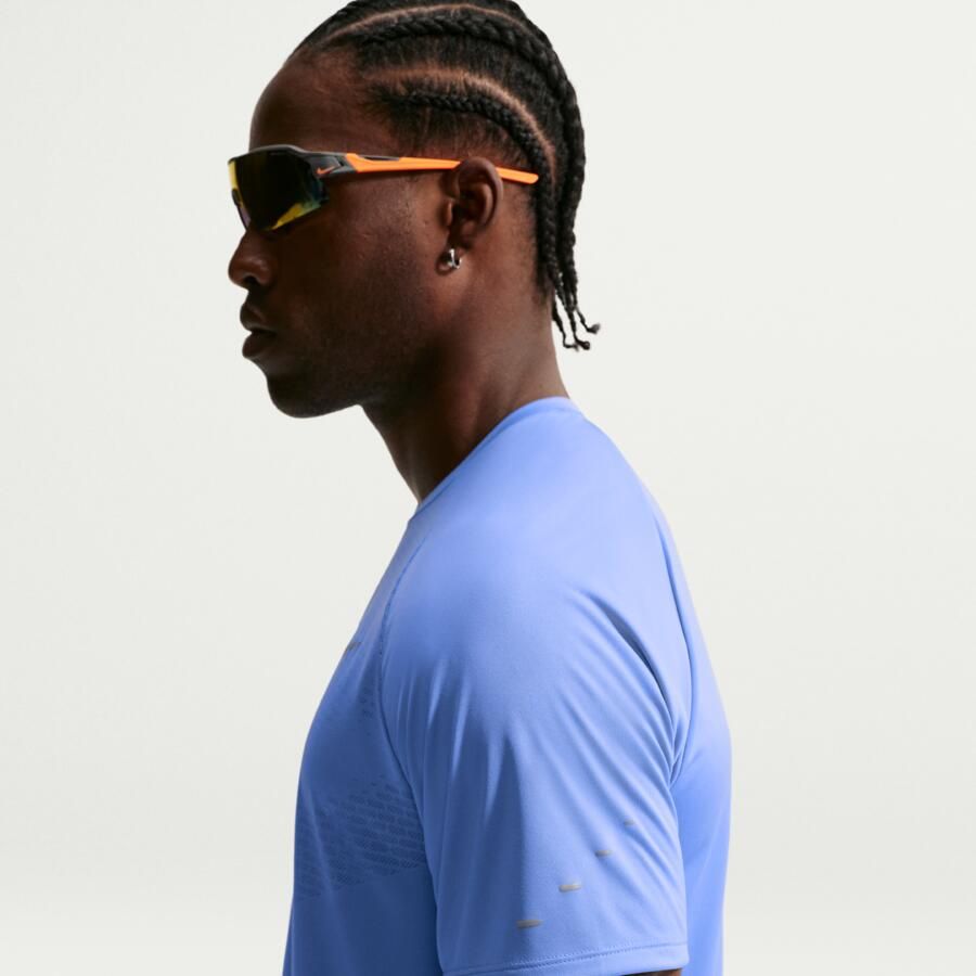 Nike Stride Dri-FIT ADV hardlooptop met korte mouwen voor heren Blauw - Foto 2