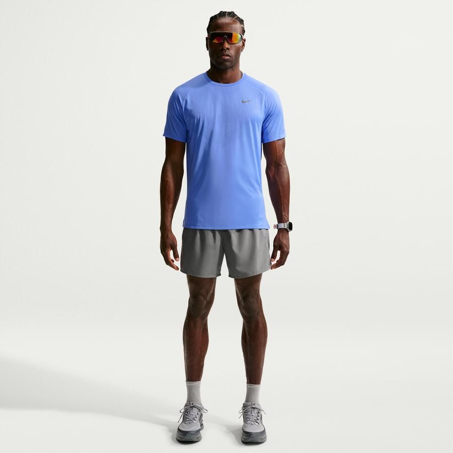 Nike Stride Dri-FIT ADV hardlooptop met korte mouwen voor heren Blauw - Foto 4