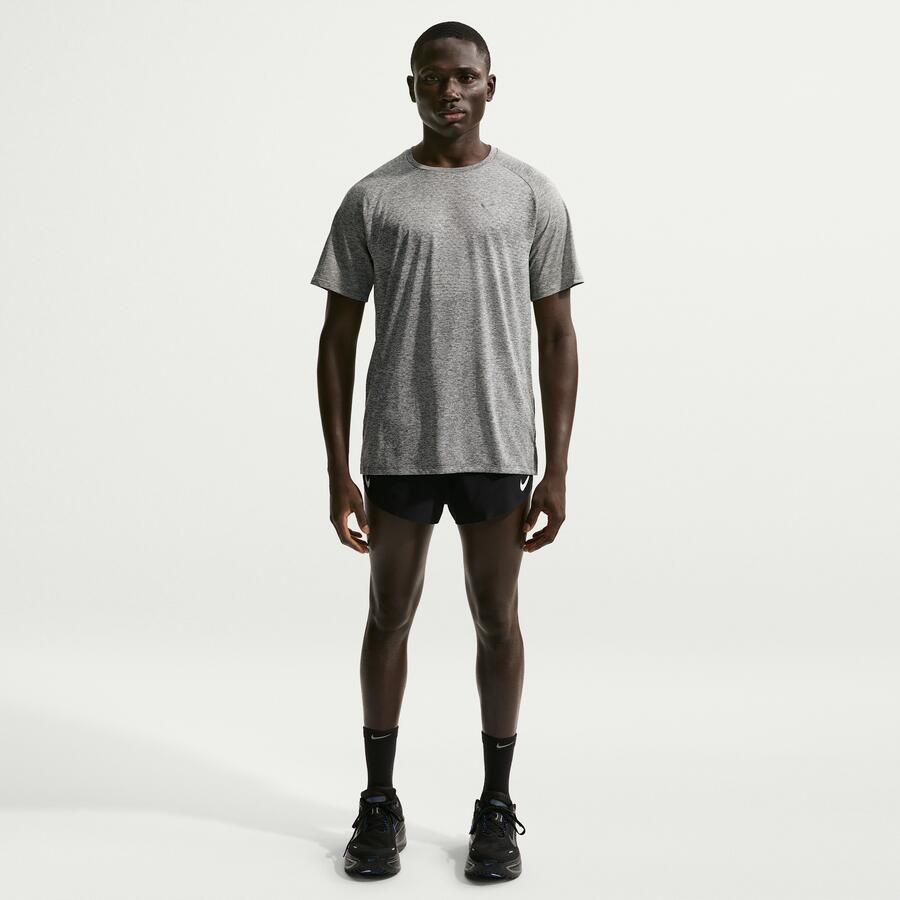 Nike Stride Dri-FIT ADV hardlooptop met korte mouwen voor heren Grijs - Foto 3