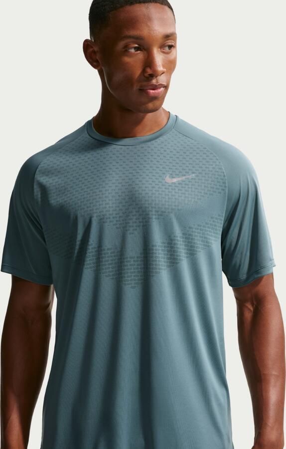 Nike Stride Dri-FIT ADV hardlooptop met korte mouwen voor heren Grijs