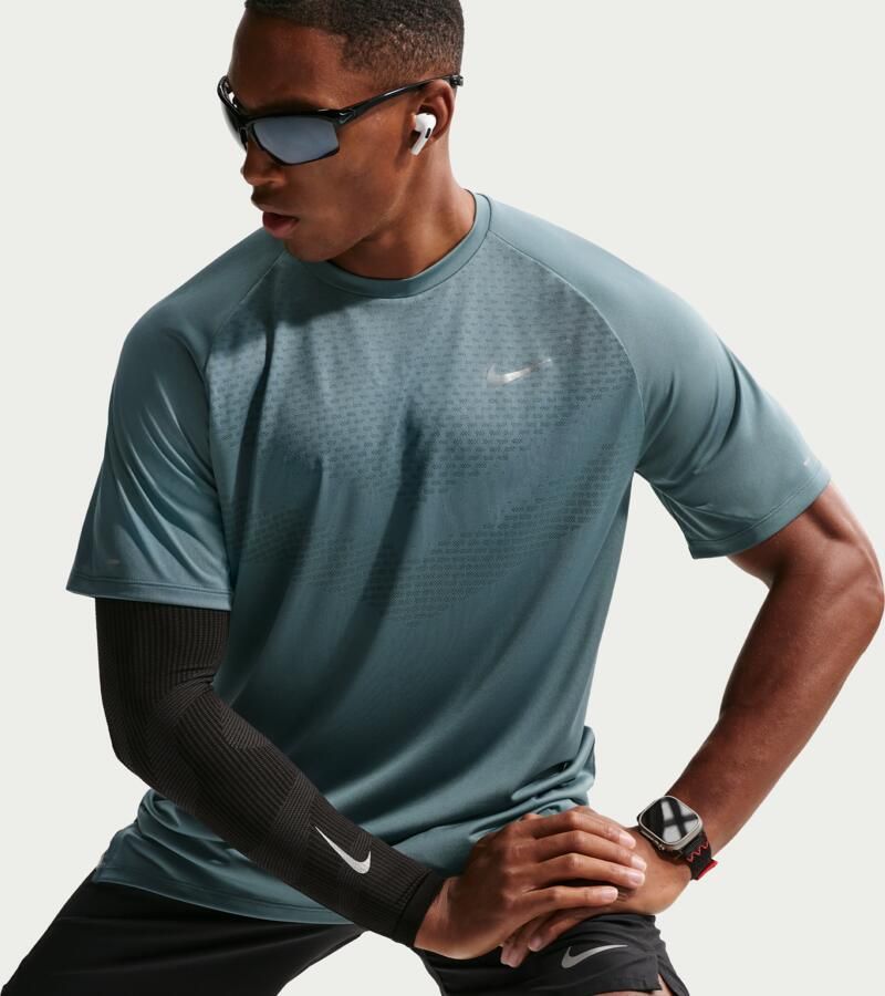Nike Stride Dri-FIT ADV hardlooptop met korte mouwen voor heren Grijs - Foto 4