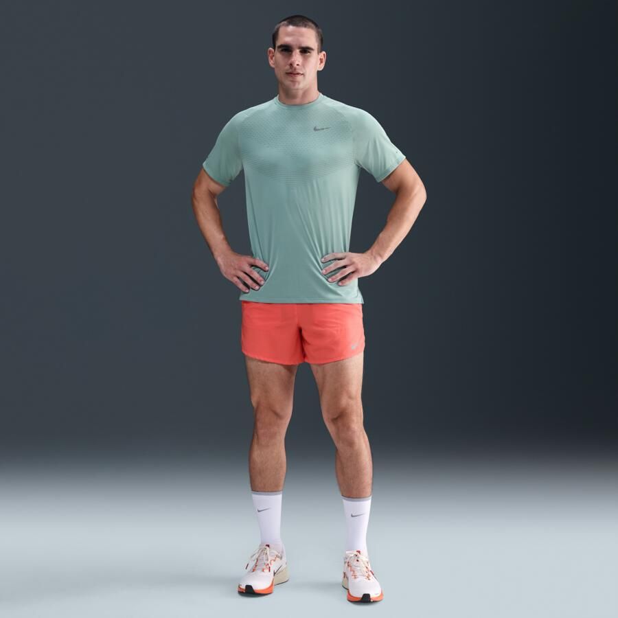 Nike Stride Dri-FIT ADV hardlooptop met korte mouwen voor heren Groen - Foto 3