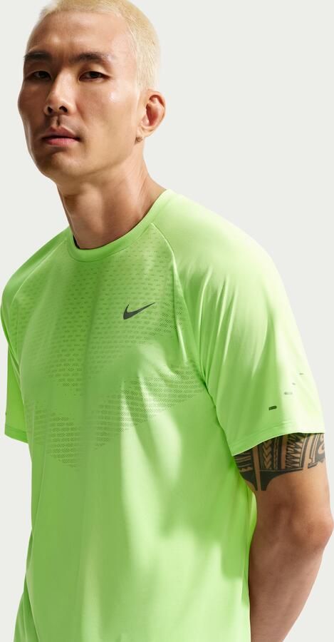 Nike Stride Dri-FIT ADV hardlooptop met korte mouwen voor heren Groen - Foto 4