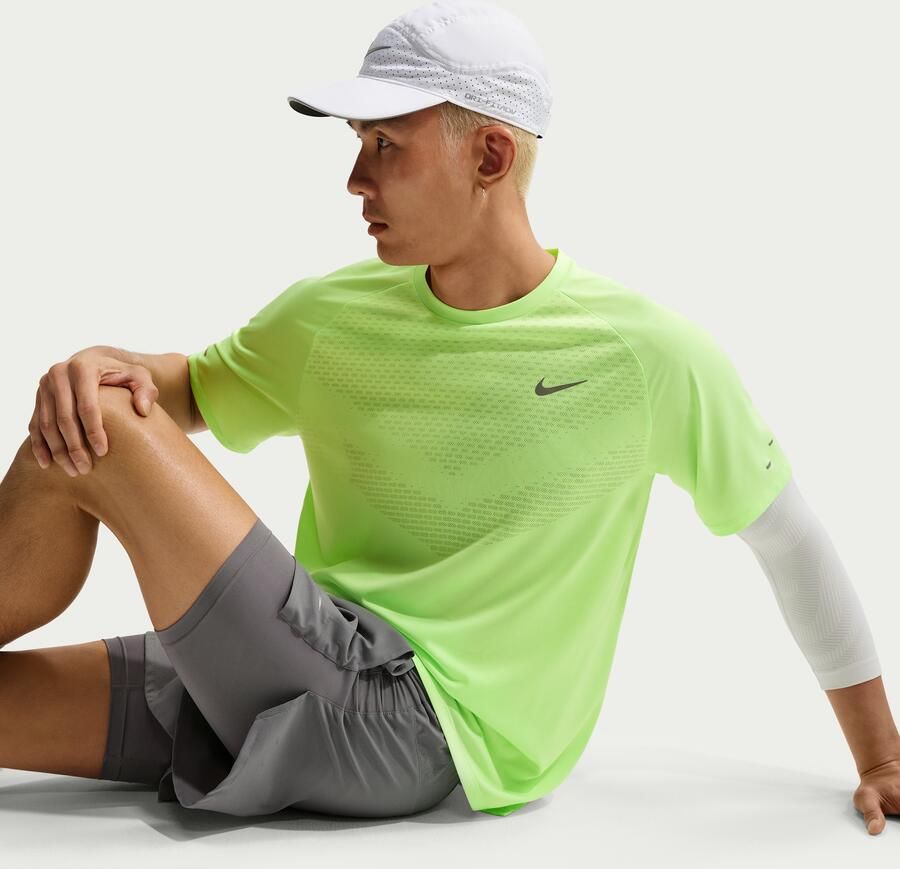 Nike Stride Dri-FIT ADV hardlooptop met korte mouwen voor heren Groen - Foto 2