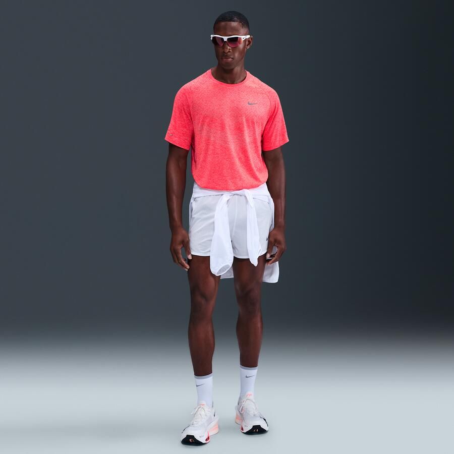 Nike Stride Dri-FIT ADV hardlooptop met korte mouwen voor heren Rood - Foto 3