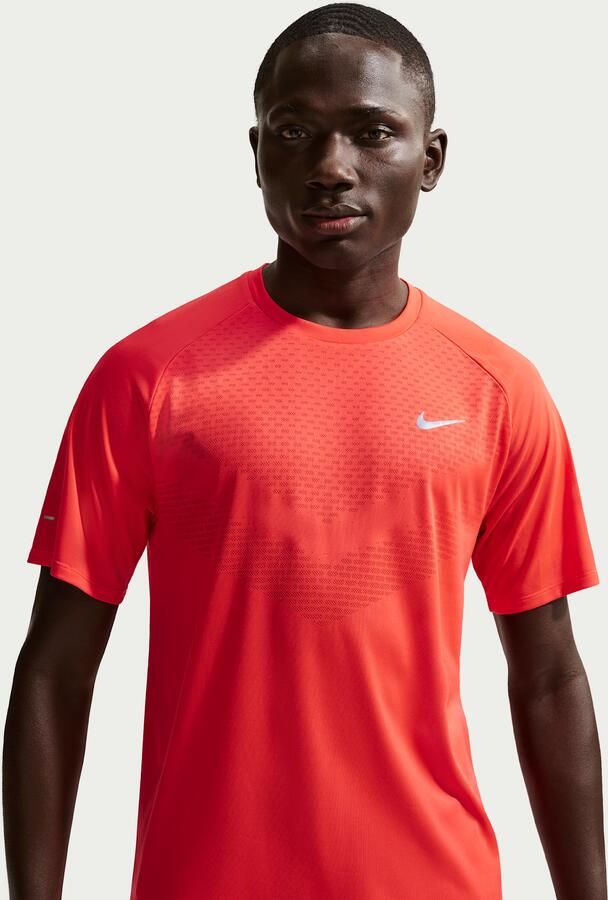 Nike Stride Dri-FIT ADV hardlooptop met korte mouwen voor heren Rood - Foto 4