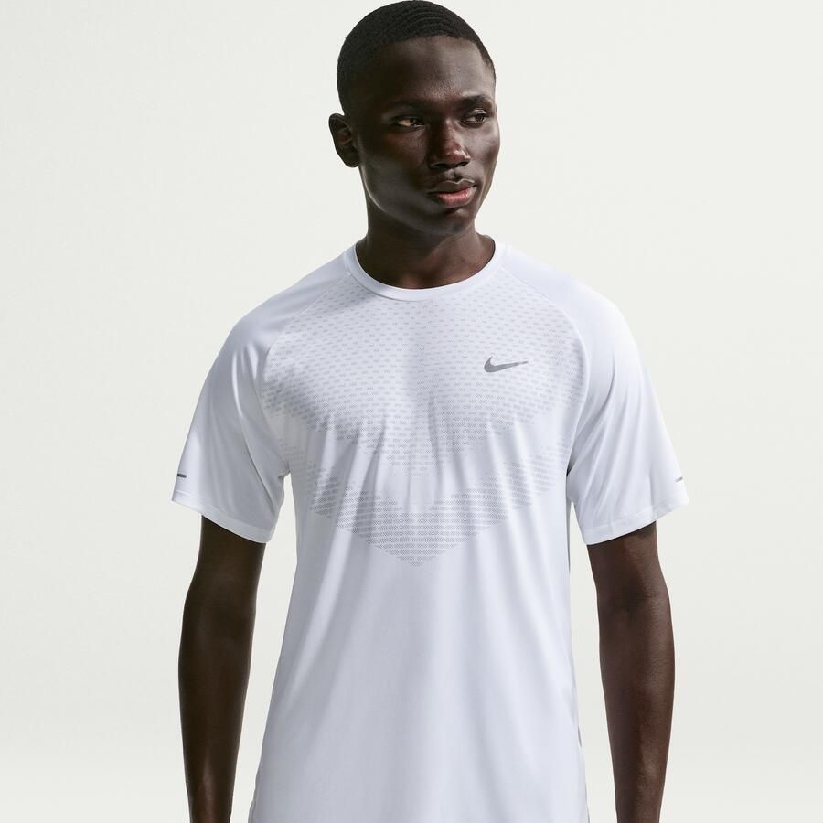 Nike Stride Dri-FIT ADV hardlooptop met korte mouwen voor heren Wit