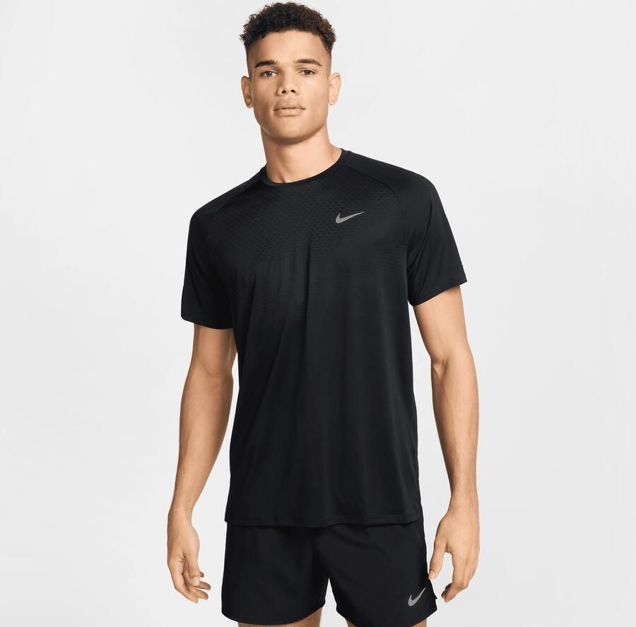 Nike Stride Dri-FIT ADV hardlooptop met korte mouwen voor heren Zwart - Foto 2