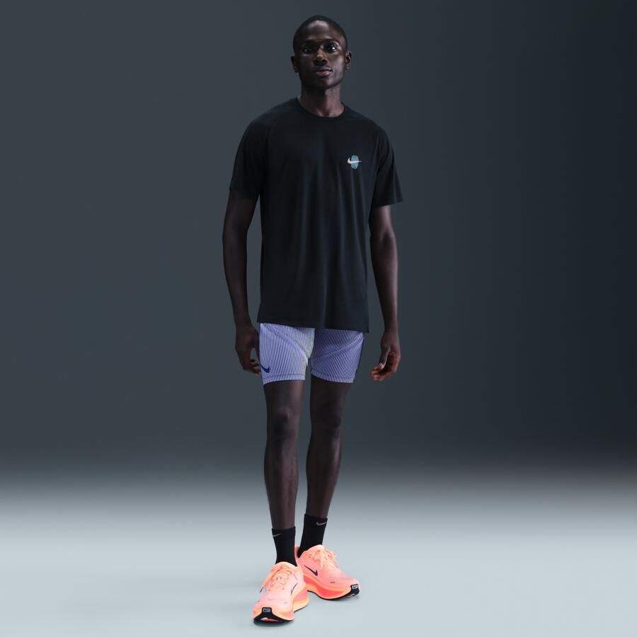 Nike Stride Dri-FIT ADV hardlooptop met korte mouwen voor heren Zwart - Foto 3