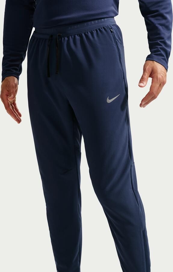 Nike Stride Dri-FIT geweven hardloopbroek voor heren Blauw