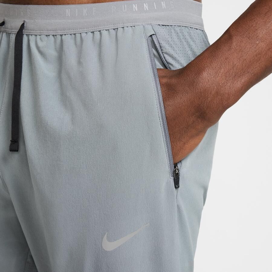Nike Stride Dri-FIT geweven hardloopbroek voor heren Grijs