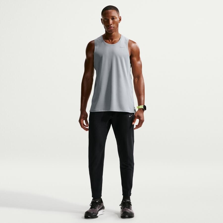 Nike Stride Dri-FIT geweven hardloopbroek voor heren Zwart